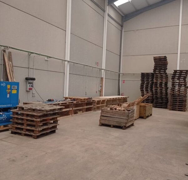 Sección reparación de pallets