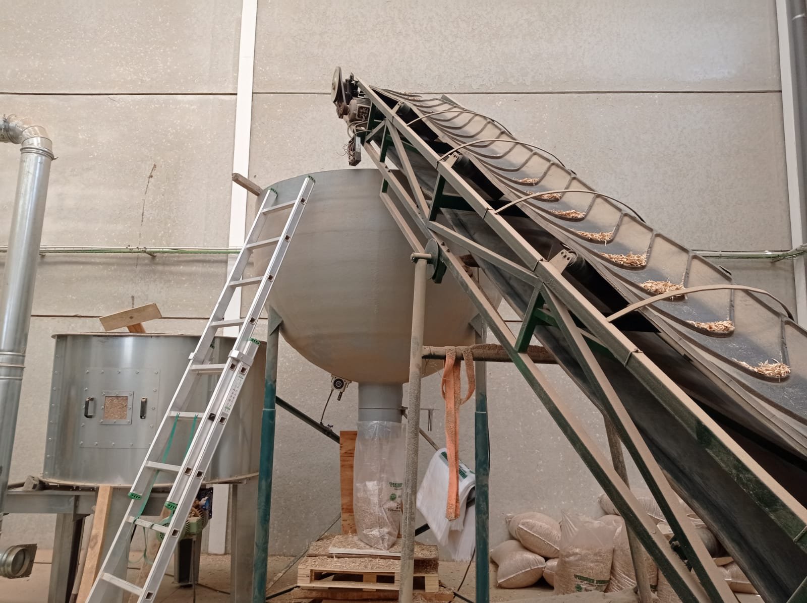 Cinta de producción viruta premium